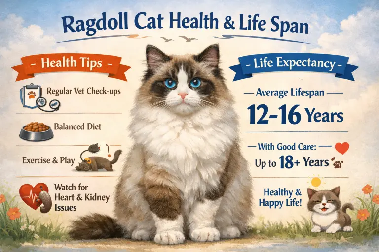 Ragdoll Cat Health Issues and Average Lifespan Guide