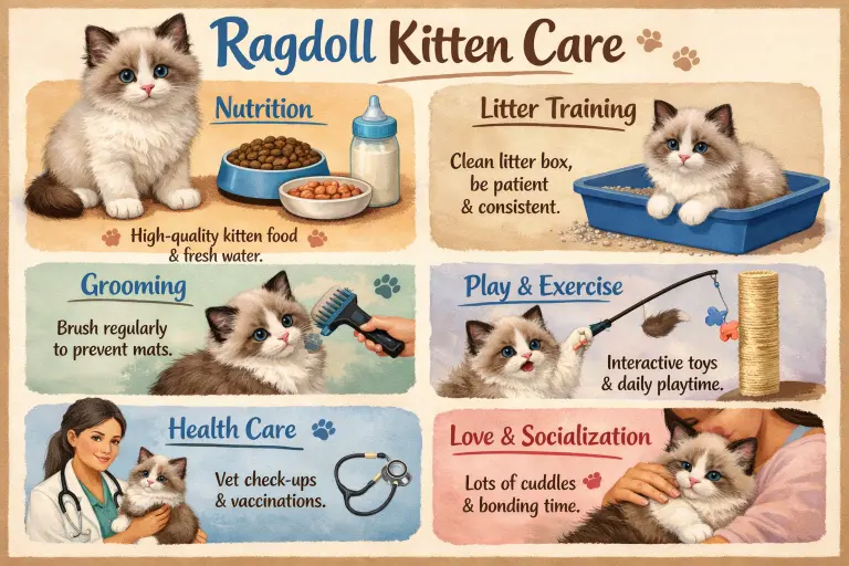 Ragdoll Kitten Care Guide for Growth and Early Health