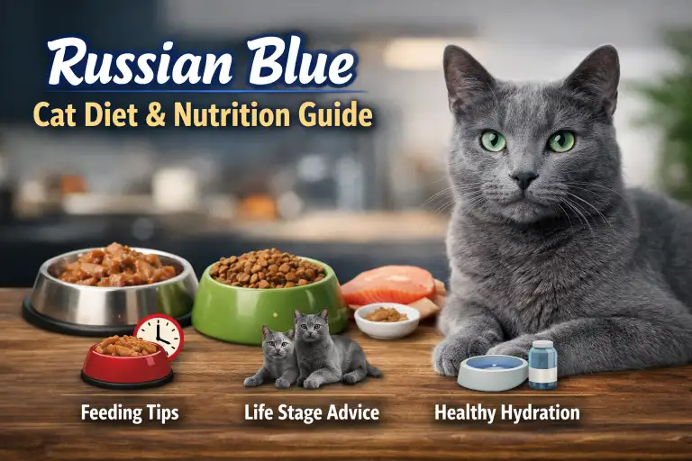 Russian Blue Cat Diet: Complete Nutrition & Feeding Guide