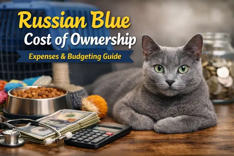 Russian Blue Cost of Ownership: Complete Guide to Buying, Feeding & Caring for Your Cat