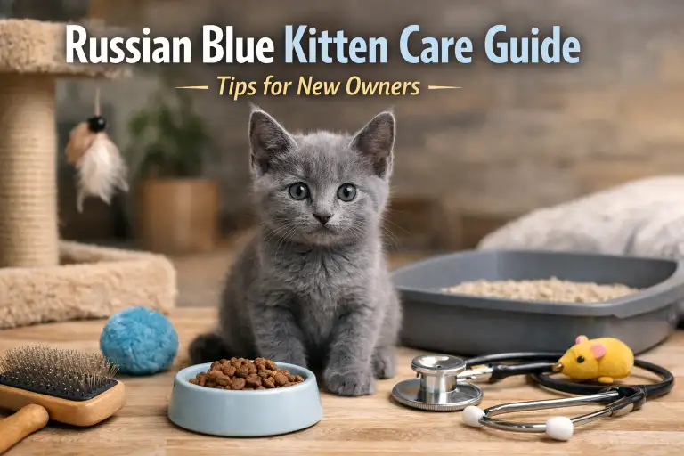 Russian Blue Kitten Care: Complete Guide for New Owners