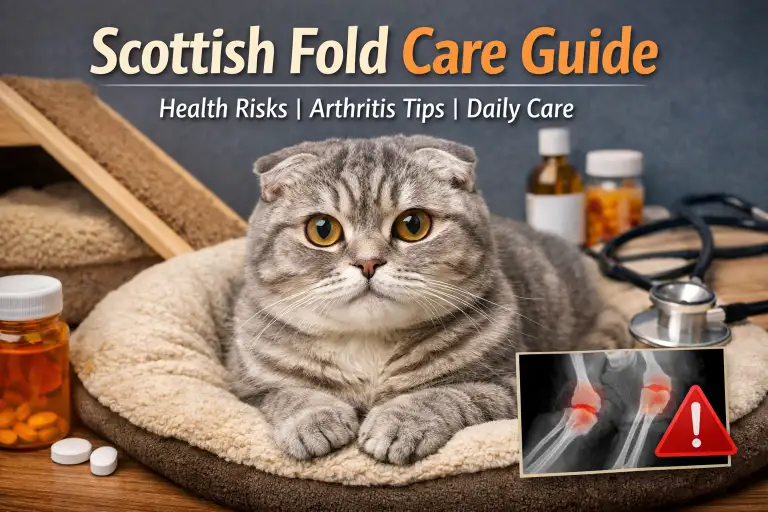 Scottish Fold Care Guide: Health, Arthritis Risks, and Daily Care Tips