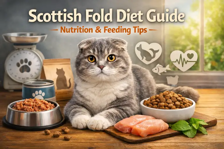 Scottish Fold Diet Guide: Nutrition, Feeding Schedule & Best Food Choices