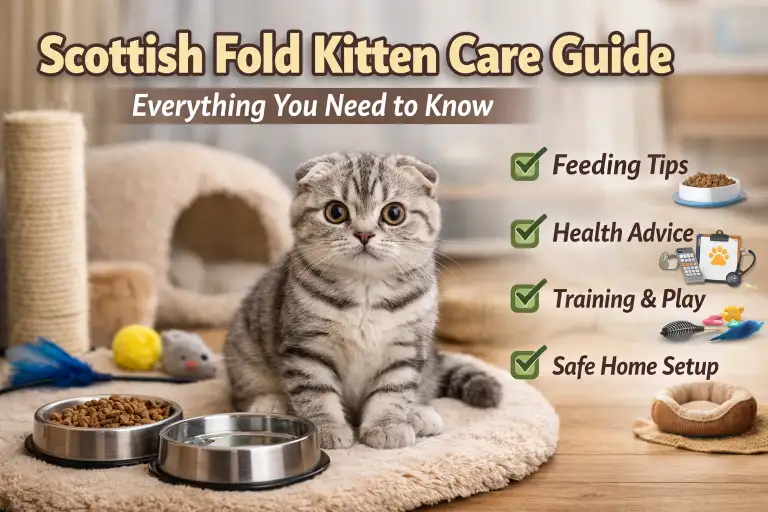 Scottish Fold Kitten Care Guide: Everything You Need to Know
