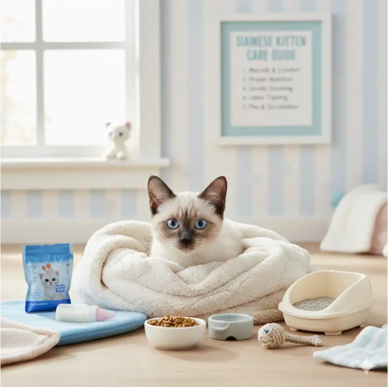 Siamese Kitten Care Guide for Growth and Early Health