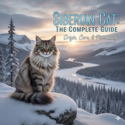 Siberian cat full breed guide showing thick triple coat, strong body, and natural appearance
