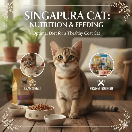 Singapura cat diet and nutrition guide with healthy feeding recommendations