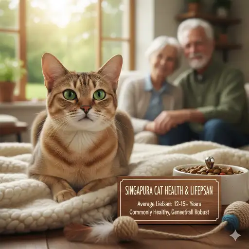 Singapura cat health issues and lifespan overview with wellness focus