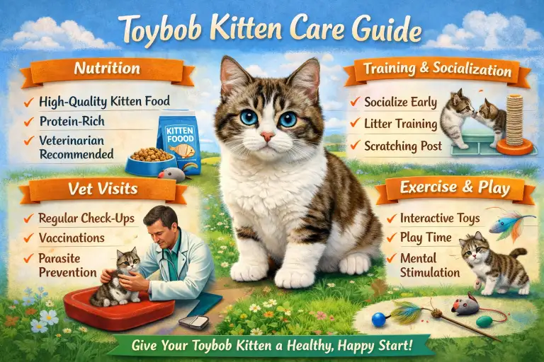The Complete Toybob Kitten Care Guide: Feeding, Play, Health & Safety