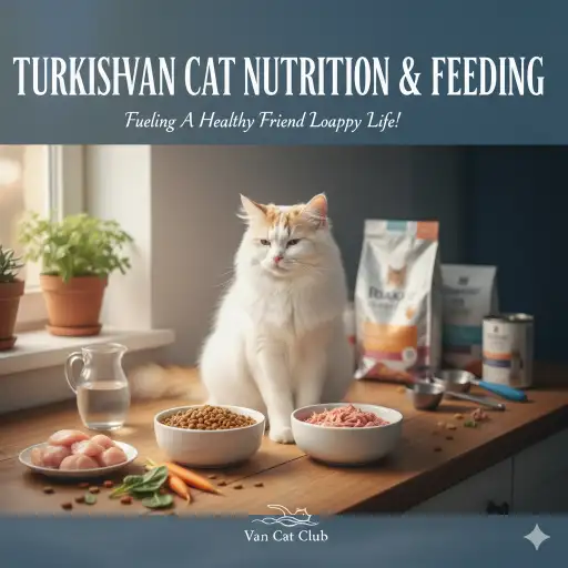 Turkish Van cat diet and nutrition guide with healthy feeding recommendations